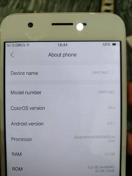 Oppo a57 10/10 condition kit only 3