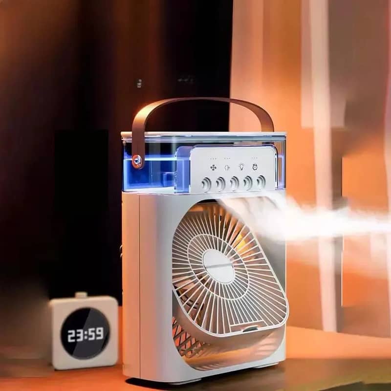 Refrigeration Air Conditioner Mini Electric Fan 3