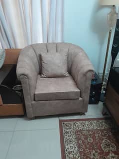 Sofa set two single seater and one 3 seater 0