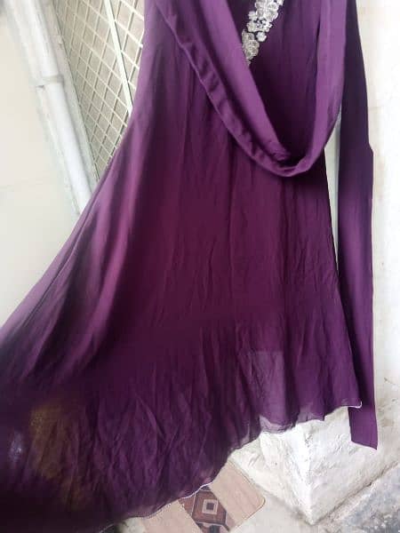 long frock purple color 3