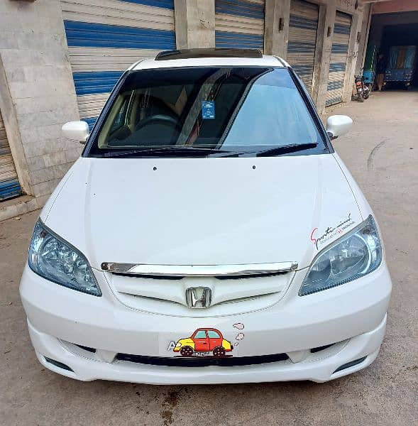 honda sivic sun roof. full atoumtic Rej. sindh karachi. outer showered. 1