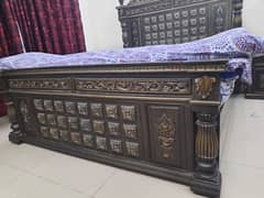Bed set (Chinioti style) with Dressing Table