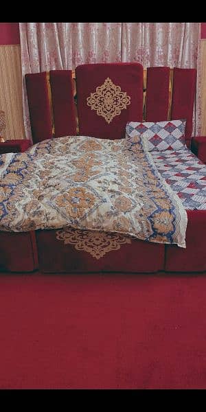 New bed set(used only 15 days) 2