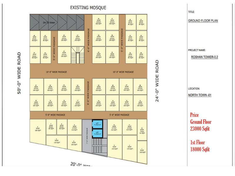 ROSHAN TOWER 2 APARTMENTS AVAILABLE ON 5 YEARS INSTALLMENT PLAN NORTH TOWN RESIDENCY PHASE 1 6