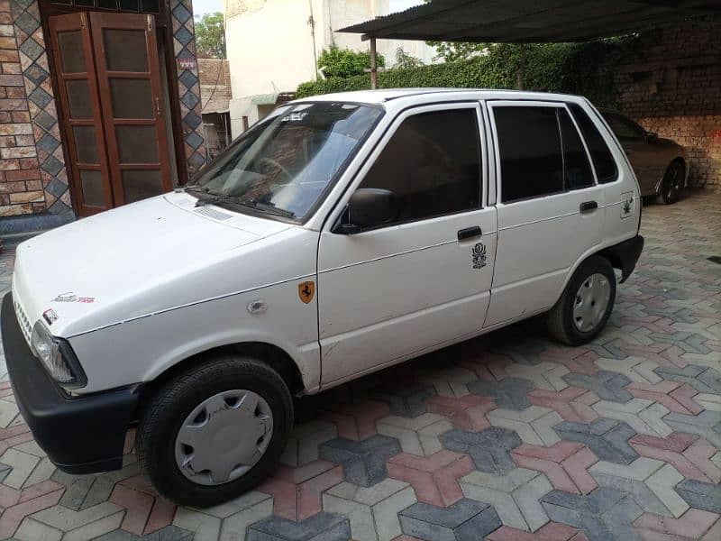 Suzuki mehran for sale model 1990 CNG use white Color 2