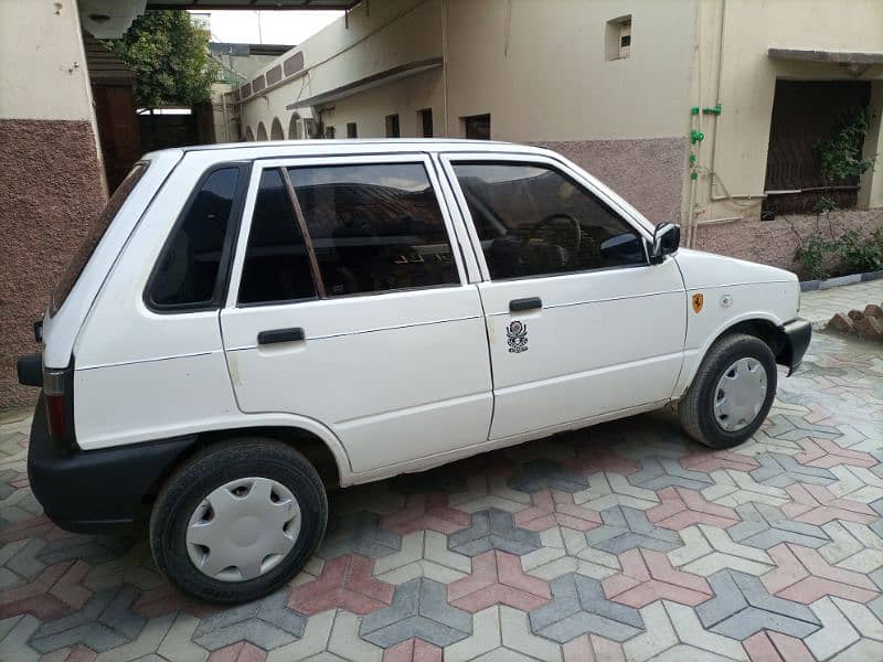 Suzuki mehran for sale model 1990 CNG use white Color 3
