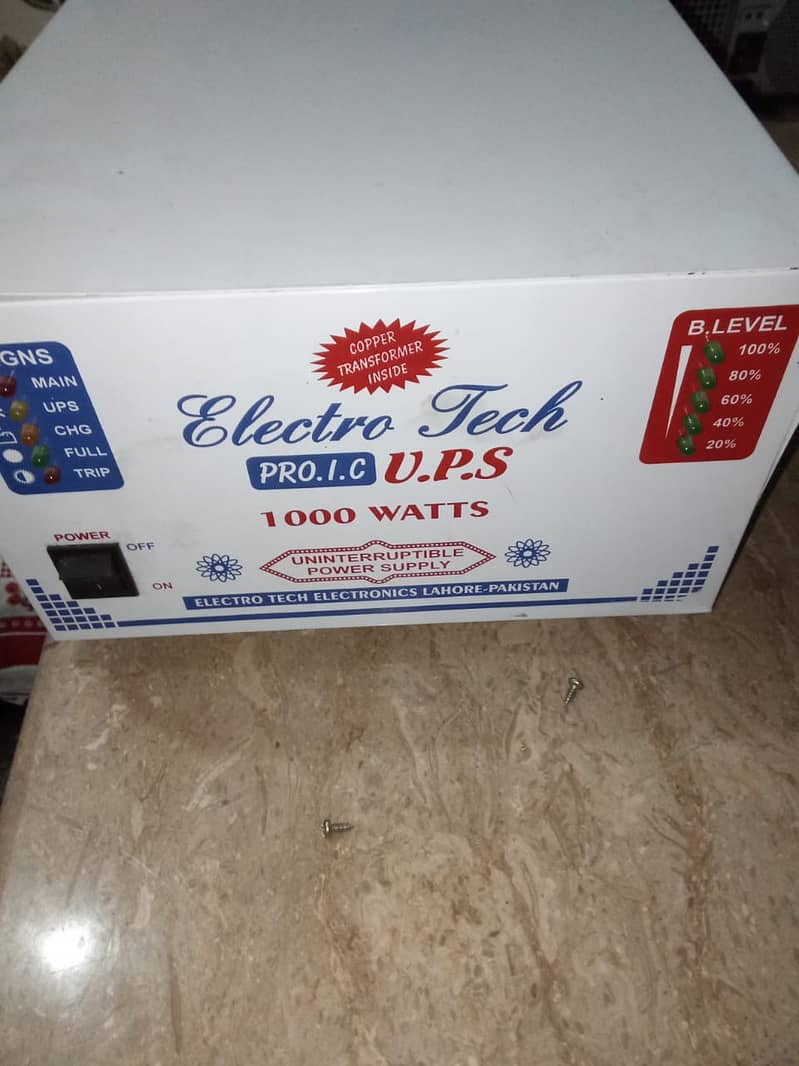 Electro Tech 1000 watt UPS Pro IC 2