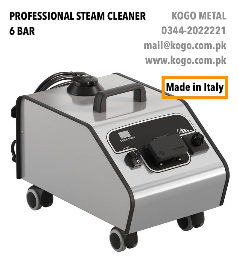 Steam Cleaner 6 bar for Hygiene Cleaning, Car Detailing, Car Wash 0