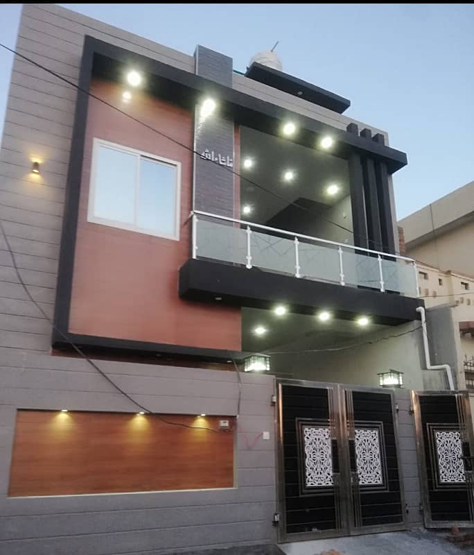 5 Marla Brand New House For Sale In Chakwal Madina Town Chakwal, Made In European Style. 1