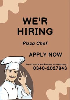 Pizza Chef Required 0