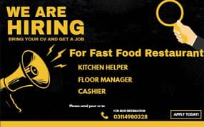 Restaurant jobs available | Staff Required