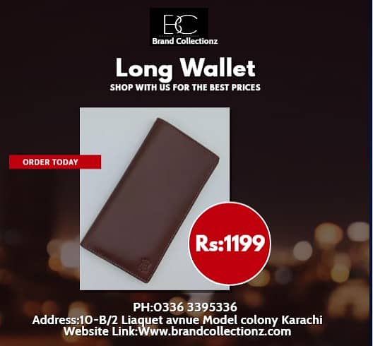 Branded Men's Wallet | Leather Wallets Wallet For Sale 1