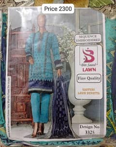 Ladies Lawn 3pc Suits Brand