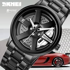Original SKMEI trending branded watch, spinning wheel, diamond glass.