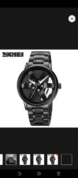 Original SKMEI trending branded watch, spinning wheel, diamond glass. 4