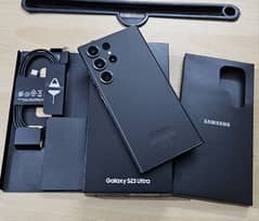 Samsung S23 Ultra, Physical dual Sim PTA Approved No Fault. New phone.