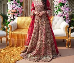 Red and Dull Gold Baraat Wedding Dress-used only once 0