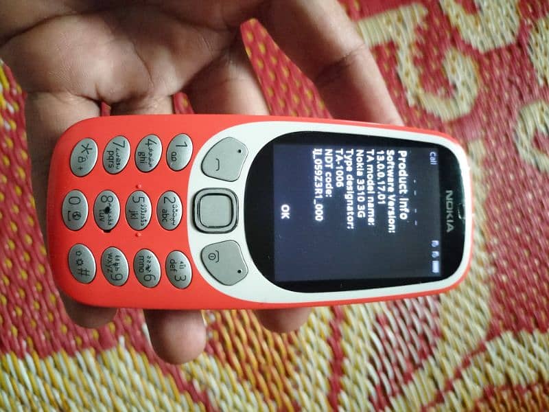 Nokia 3310 3G PTA approved condition 10/10 8