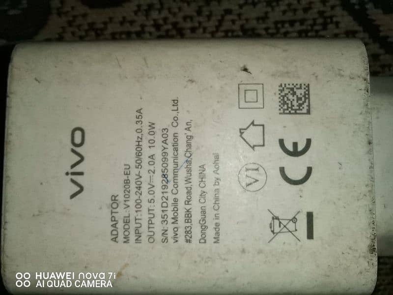 Y20S Vivo Fast Charger Box Pulled 100% Original 0