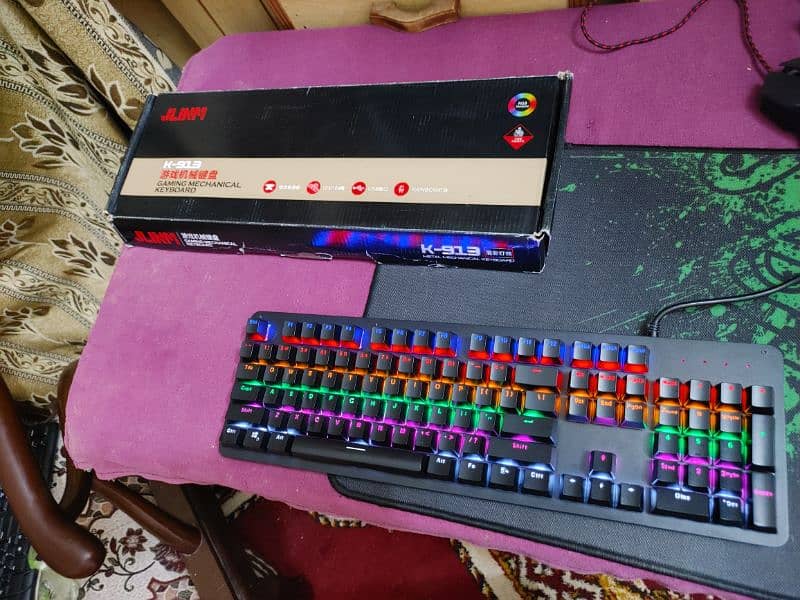 JLINM K913 Fully Mechanical ARGB Keyboard 2