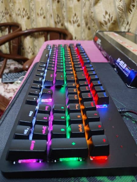 JLINM K913 Fully Mechanical ARGB Keyboard 1