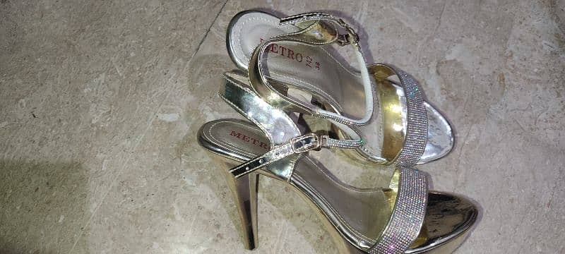 Metro High Heel Bridal Shoes 5