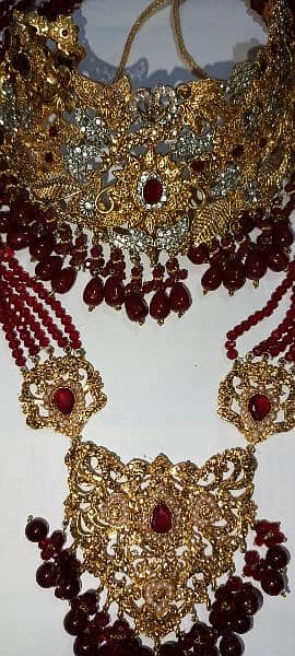 bridal atifishal gold set 0