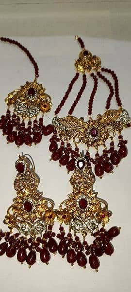 bridal atifishal gold set 3