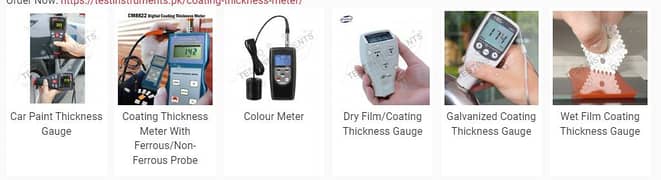 Paint Coating Thickness Guage DFT meter in Pakistan