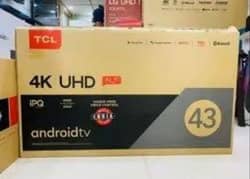 43 INCH ANDROID 4K UHD Q LED 4K TV 3 YEAR WARRANTY   03221257237
