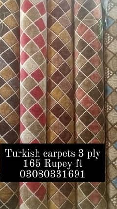 Turkish carpets software water proof dust proof