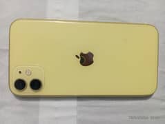 Iphone 11 JV sim 64gb lemon colour 10/10 condition