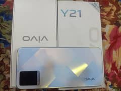 Vivo Y21 with original box charger 10/10 condition