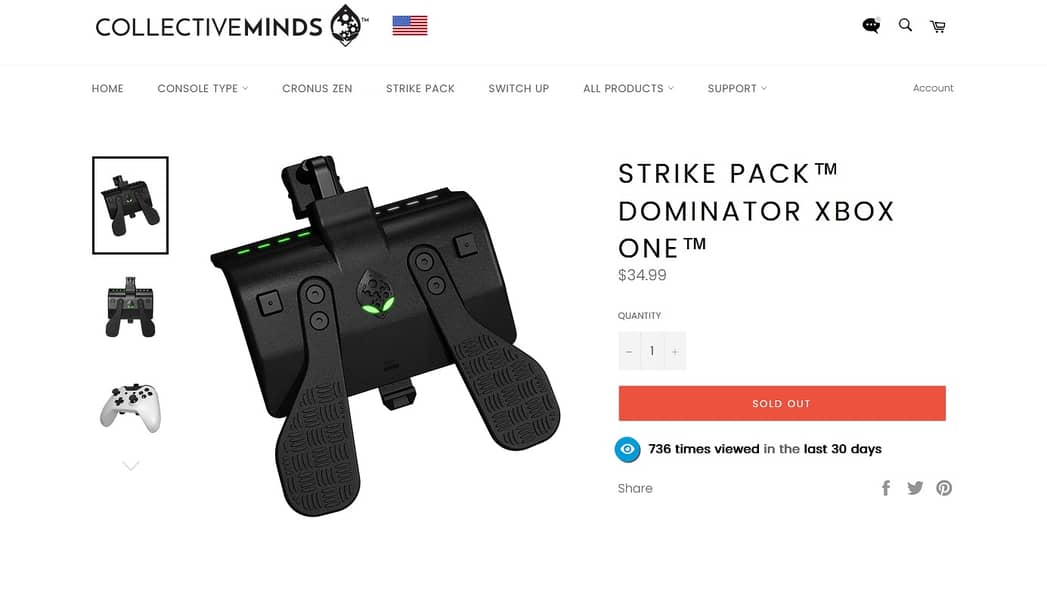 Collective Minds Strike Pack FPS Dominator Strikepack for Xbox One Mod 0