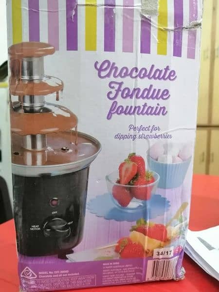 Sunbeam Choccy Electric 3 Tier Chocolate Fountain, Imported 15