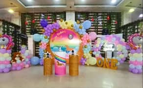 Birthday Decoration | Baby Shower |Baloons, Ribbons |Haqeeqa | Parties