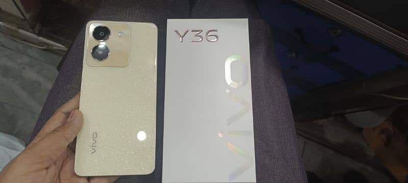 Vivo Y36 8\256 11 month warranty with original box and charger 5