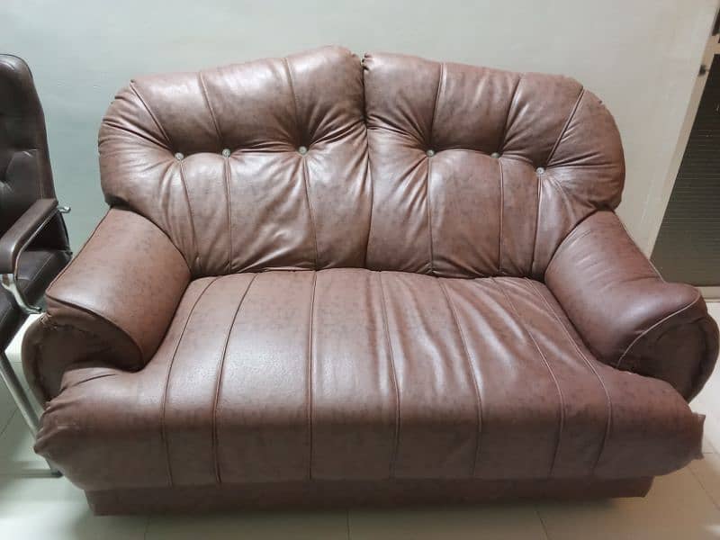 7 seater Big Sofa Brown Color 0