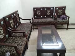 6 Seater Sofa available for Sale with Table in reasonable Price