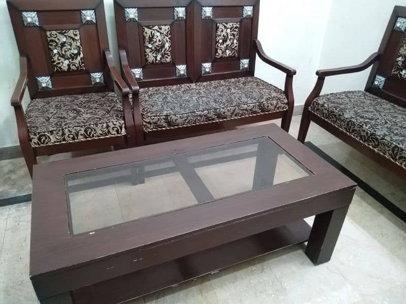 6 Seater Sofa available for Sale with Table in reasonable Price 2