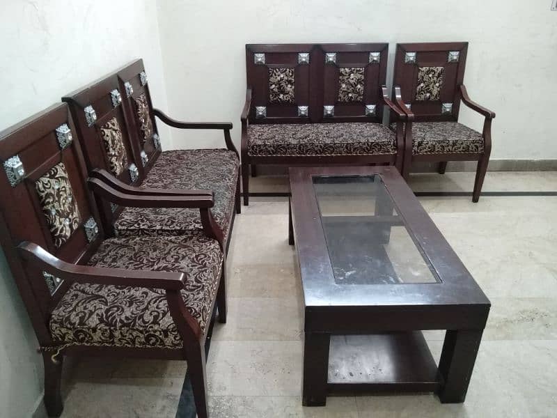 6 Seater Sofa available for Sale with Table in reasonable Price 3