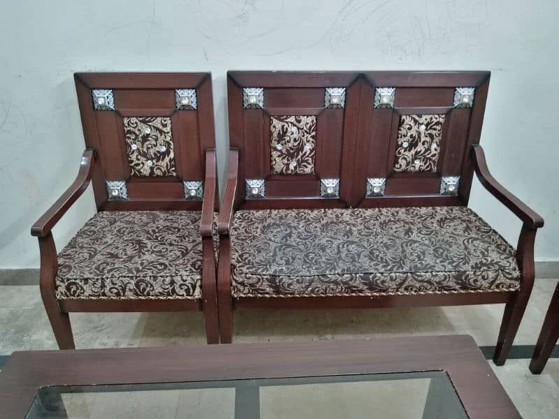 6 Seater Sofa available for Sale with Table in reasonable Price 6