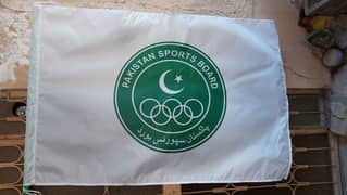 Outdoor Sports Flag | Indoor Logo Flag & Golden pole | Table Flag 0