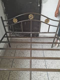iron single bed for urgent sale