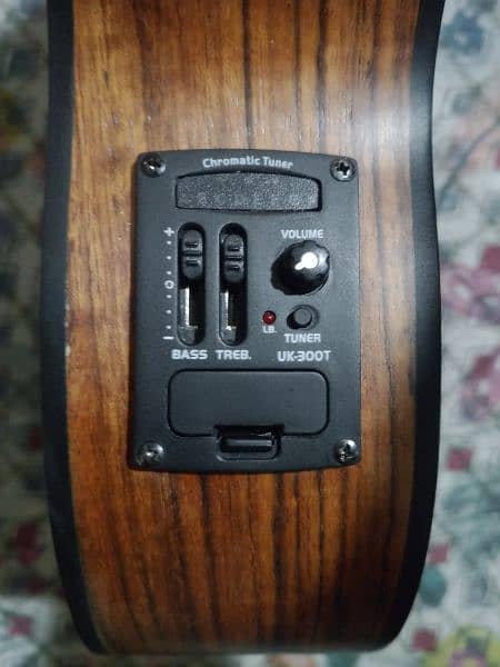 Imported New Solid wood IRIN brand SemiElectric Ukulele 3Band EQ/Tuner 7