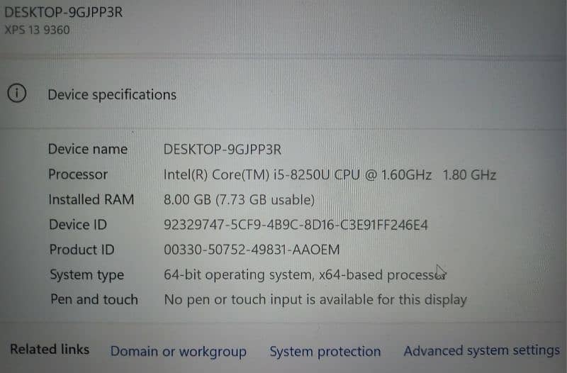 Dell xps 13 9