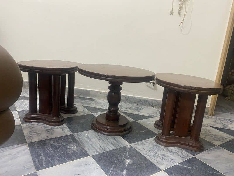 Wooden Coffee table Set 1