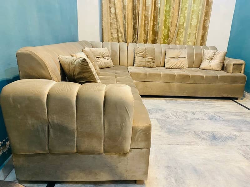 L shape Sofa, Condition Like New, Carefully Used, 7 Seater Sofa 5