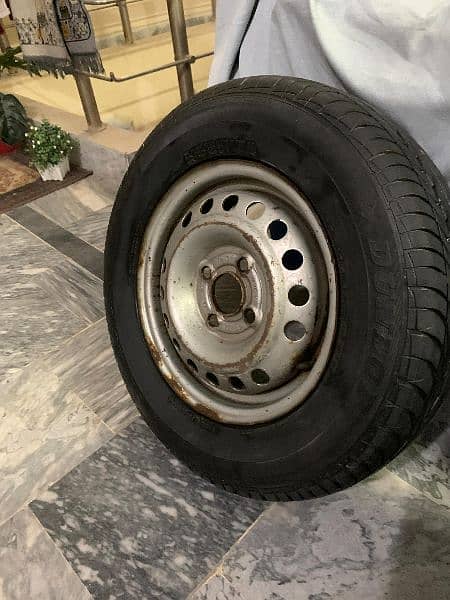 13 Inch stepny with Tyre  Orignal Daewol brand ki hay 5