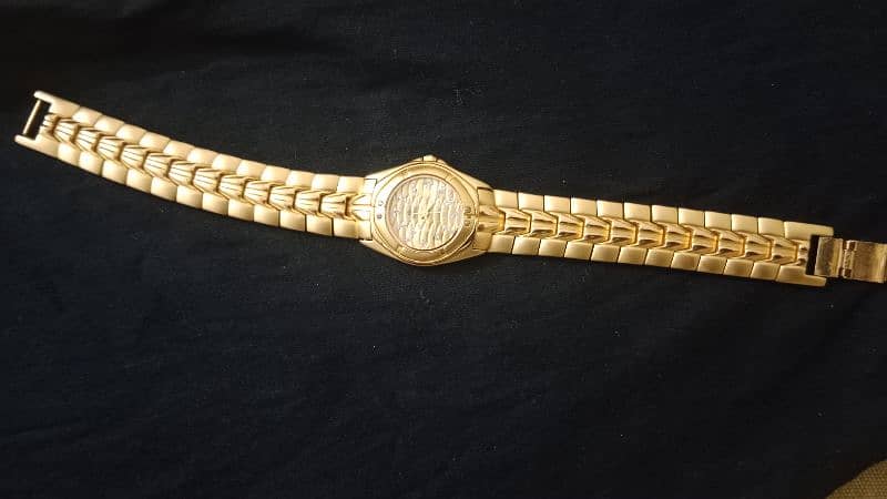 swistar 18k electro gold plated watch ( 3302L) 3